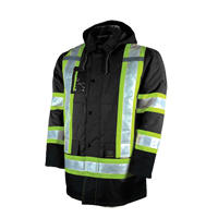 Lined Safety Parka, Black, Large Rock Safety Industrial Ltd