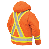 Safety Jacket, High Visibility Orange, Large Rock Safety Industrial Ltd