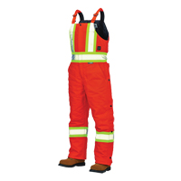 Duck Lined Safety Overalls, Cotton, Medium, High Visibility Orange Rock Safety Industrial Ltd