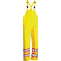 Open Road&reg; Bib Pants, Polyester, Small, High Visibility Lime-Yellow Rock Safety Industrial Ltd
