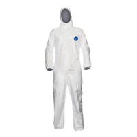 Coveralls, Small, White, Tyvek&reg; 500 Rock Safety Industrial Ltd