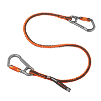 Longe porte-outils verrouillable Squids 3118F(x), Tendeur, Mousqueton double Rock Safety Industrial Ltd