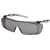 Lunettes de s&eacute;curit&eacute; Cappture OTG, Lentille Grise/fum&eacute;e, Antibu&eacute;e, ANSI Z87+/R&eacute;pond ou surpasse la norme CSA Z94.3 Rock Safety Industrial Ltd