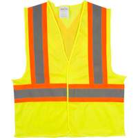 Veste de s&eacute;curit&eacute; pour la circulation, Jaune lime haute visibilit&eacute;, Moyen, Polyester Rock Safety Industrial Ltd