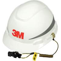 Longe pour casque de s&eacute;curit&eacute;, Spirale, Attache/boucle Rock Safety Industrial Ltd