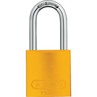 Safety Padlock, Yellow, Keyed Different, Aluminum, 1-1/2" Width Rock Safety Industrial Ltd