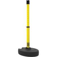 PLUS Barrier Post Set Receiver, 42" High, Yellow Rock Safety Industrial Ltd