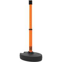 PLUS Barrier Post Set Receiver, 42" High, Orange Rock Safety Industrial Ltd