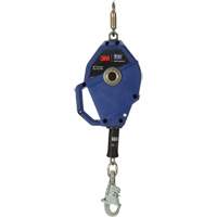 Cordage de s&eacute;curit&eacute; autor&eacute;tractable avec verrouillage intelligent, 30', Acier inoxydable, Pivotant Rock Safety Industrial Ltd