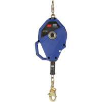 Cordage de s&eacute;curit&eacute; autor&eacute;tractable avec verrouillage intelligent, 50', Acier galvanis&eacute;, Pivotant Rock Safety Industrial Ltd