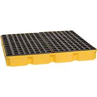 Modular Spill Platform, 60.5 US gal. Spill Capacity, 51.5" x 51.5" x 6.5" Rock Safety Industrial Ltd