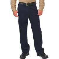 Pantalon de travail de protection contre l'arc &eacute;lectrique, 28, x 26, Bleu marin, 12,4 cal/cm2 Rock Safety Industrial Ltd
