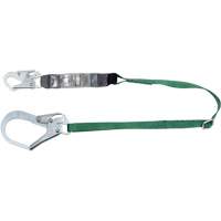 V-Series Lanyard, 6', Rebar Hook Center, Snap Hook Leg Ends, Polyester Rock Safety Industrial Ltd