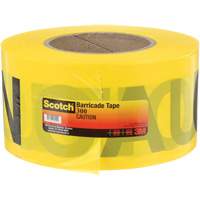 Scotch&reg; Buried Barricade Tape, English, 3" W x 1000' L, 2 mils, Black on Yellow Rock Safety Industrial Ltd