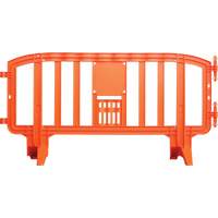 Movit Barricade, Interlocking, 78" L x 39" H, Orange Rock Safety Industrial Ltd