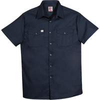 Short-Sleeved Twill Work Shirt, Men's, 4X-Large, Navy Blue Rock Safety Industrial Ltd