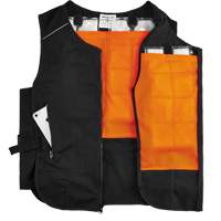 Veste de refroidissement &agrave; changement de phase l&eacute;g&egrave;re avec sachets 6260 Chill-Its, Petit/Moyen, Noir Rock Safety Industrial Ltd