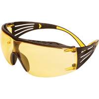 Lunettes de s&eacute;curit&eacute; SecureFit s&eacute;rie 400, Lentille Ambr&eacute;e, Antibu&eacute;e/Anti-&eacute;gratignures, ANSI Z87+/R&eacute;pond ou surpasse la norme CSA Z94.3 Rock Safety Industrial Ltd