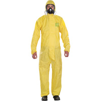 Combinaisons jetables pour usage mod&eacute;r&eacute; Microchem, Petit, Jaune, Polypropyl&egrave;ne Rock Safety Industrial Ltd