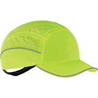 Skullerz&reg; 8955 Lightweight Bump Cap Hat, High Visibility Lime Green Rock Safety Industrial Ltd