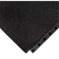 24/Seven&reg; Locksafe&reg; Anti-Fatigue Mat, Textured, 3' x 3' x 5/8", Black, Nitrile Rock Safety Industrial Ltd