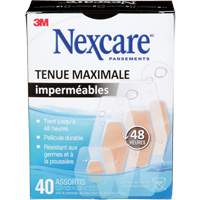 Pansements imperm&eacute;ables &agrave; tenue maximale Nexcare, Assorti, Plastique, St&eacute;rile Rock Safety Industrial Ltd