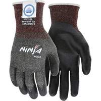 Ninja&reg; Max Cut Resistant Gloves, Size Large, 10 Gauge, Bi-Polymer Coated, Dyneema&reg; Shell, ASTM ANSI Level A3 Rock Safety Industrial Ltd