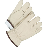 Driver/Roper Gloves, 10, Grain Cowhide Palm, Thinsulate Inner Lining Rock Safety Industrial Ltd