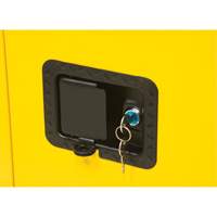 Armoire pour produits inflammables, 12 gal., 1 Porte(s), 23" La x 35" h x 18" p Rock Safety Industrial Ltd