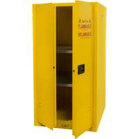 Flammable Storage Cabinet, 60 gal., 2 Door, 34" W x 65" H x 34" D Rock Safety Industrial Ltd