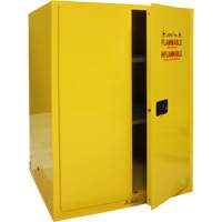 Flammable Storage Cabinet, 90 Gal., 2 Door, 43" W x 66" H x 34" D Rock Safety Industrial Ltd