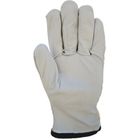 Cotton-Backed Drivers Gloves, Large, Grain Goatskin Palm Rock Safety Industrial Ltd