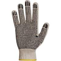 Gant en tricot avec pois de PVC Sure Grip, Poly/coton, Un c&ocirc;t&eacute;, Calibre 7, T-petit Rock Safety Industrial Ltd