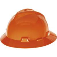 Casque de s&eacute;curit&eacute; &agrave; fente et bordure compl&egrave;te V-Gard, Suspension &agrave; douille, Non ventil&eacute; Rock Safety Industrial Ltd