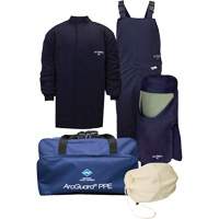 Ensemble de v&ecirc;tements petits contre l'arc &eacute;lectrique avec capuchon &agrave; lev&eacute;e avant Arcguard Revolite, 40 cal/cm² Rock Safety Industrial Ltd
