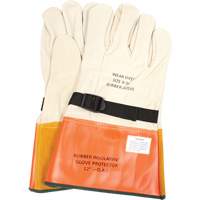 Gants de protection en cuir avec sangle, Taille 8, 12" lo Rock Safety Industrial Ltd