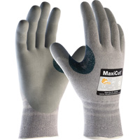 Gants r&eacute;sistants aux coupures en tricot sans coutures ATG MaxiCut 5, Taille T-petit, Calibre 13, Rev&ecirc;tement Mousse de nitrile, Enveloppe en Dyneema/Nylon, ASTM ANSI niveau A4/EN 388 niveau 4/EN 388 niveau C Rock Safety Industrial Ltd