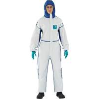 Combinaisons 3 pi&egrave;ces 1800 AlphaTec confortable, Grand, Bleu/Blanc, Microporeux/SMS Rock Safety Industrial Ltd