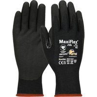 Gants compatibles avec les &eacute;crans tactiles ATG MaxiFlex Cut, Taille T-petit, Calibre 15, Rev&ecirc;tement Mousse de nitrile, Enveloppe en Polyester/Kevlar, ASTM ANSI niveau A4/EN 388 niveau 3/EN 388 niveau D Rock Safety Industrial Ltd
