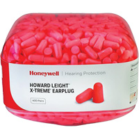 Bouchons doreilles jetables X-Treme Howard Leight, Vrac - Contenant Rock Safety Industrial Ltd