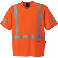 6900 T-shirt de protection contre les rayons UV CoolPass, 3T-Grand, Orange haute visibilit&eacute; Rock Safety Industrial Ltd