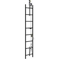 20' Lad-Saf Cable Vertical Safety System, Galvanized Steel Rock Safety Industrial Ltd