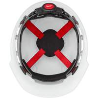 Casque de s&eacute;curit&eacute; &agrave; bordure avant, R&eacute;pond aux normes CSA type 1, Suspension Rochet, Ventil&eacute; Rock Safety Industrial Ltd