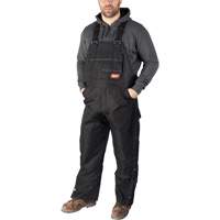 GridIron Regular Length Zip-To-Thigh Bib Overall, Men's, Large, Black Rock Safety Industrial Ltd