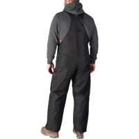 GridIron Regular Length Zip-To-Thigh Bib Overall, Men's, Large, Black Rock Safety Industrial Ltd