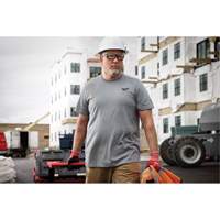 T-shirt de travail hybride, Hommes, Petit, Gris Rock Safety Industrial Ltd
