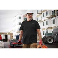T-shirt de travail hybride, Hommes, Petit, Noir Rock Safety Industrial Ltd