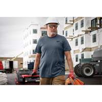 T-shirt de travail hybride, Hommes, Petit, Bleu Rock Safety Industrial Ltd