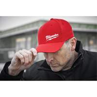 Casquette ajust&eacute;e Flexfit, Rouge, Poly-coton Rock Safety Industrial Ltd