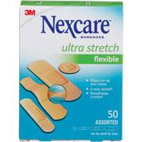 Pansements ultra-extensibles Nexcare, Assorti, Plastique, Non st&eacute;rile Rock Safety Industrial Ltd